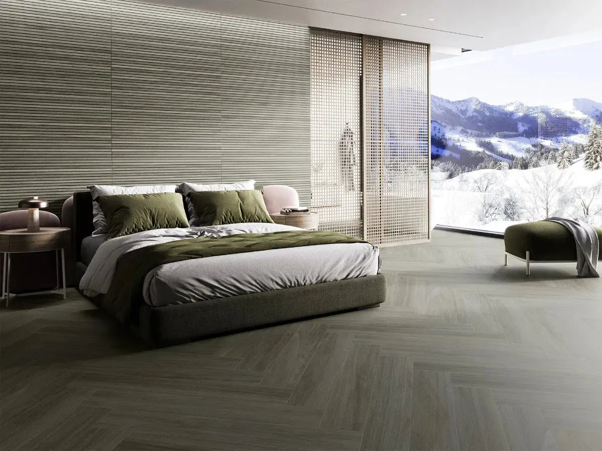 Finale Grey 60x120 cm Matt Porcelain wood effect tiles 