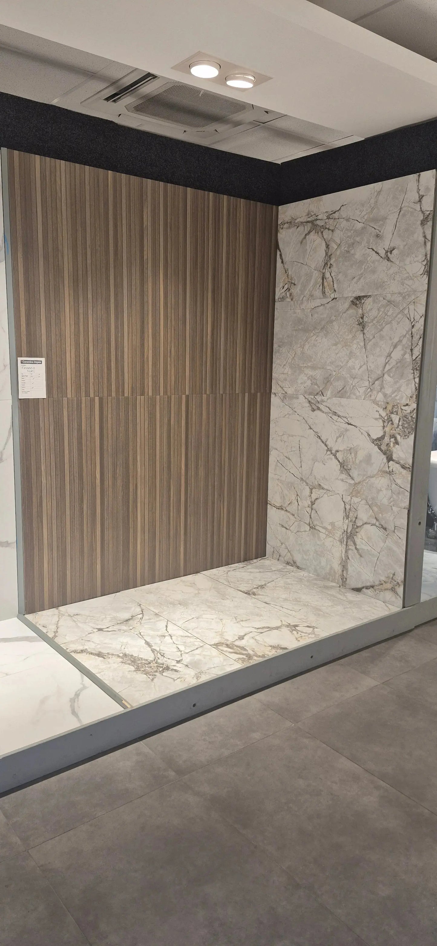 Finale Dark 60x120 cm Matt Porcelain wood effect tiles from £34.99 sq.m vivido-tiles-uk