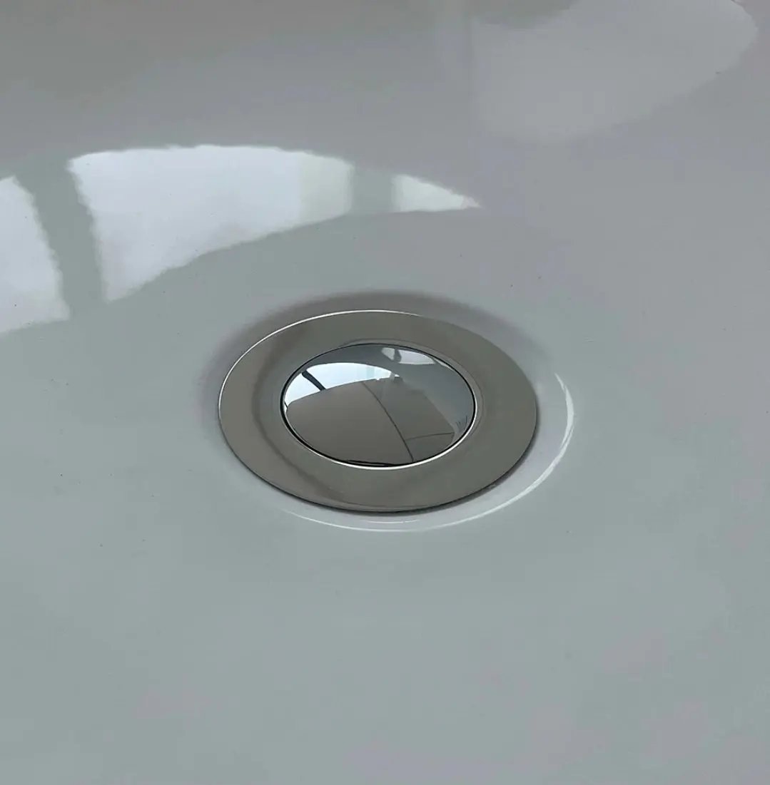 Freestanding Double Ended Bath Tub 1700x800mm Integral Waste & Overflow - Vivido Tiles