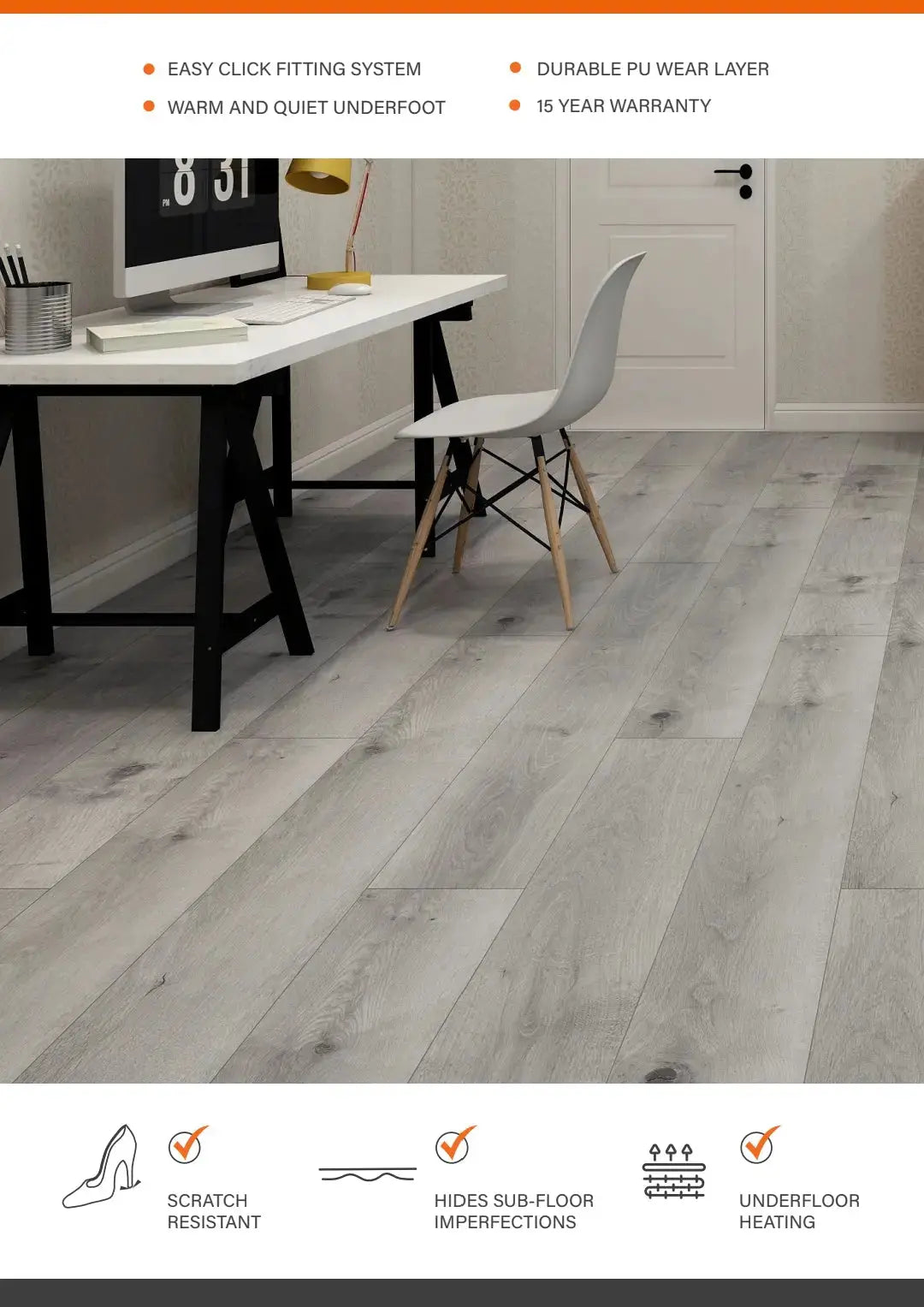 GREY OAK ESTILO HARDCORE SPC Flooring | Herringbone from £19.99 sq.m vivido-tiles-uk