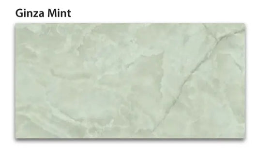 Ginza Verde polished 60x120 cm marble effect Porcelain Tiles from £29.99 sq.m TS