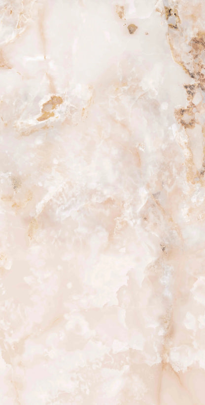 Granelle Pink polished 60x120 cm marble effect Porcelain Tiles from £25.99 sq.m Arts