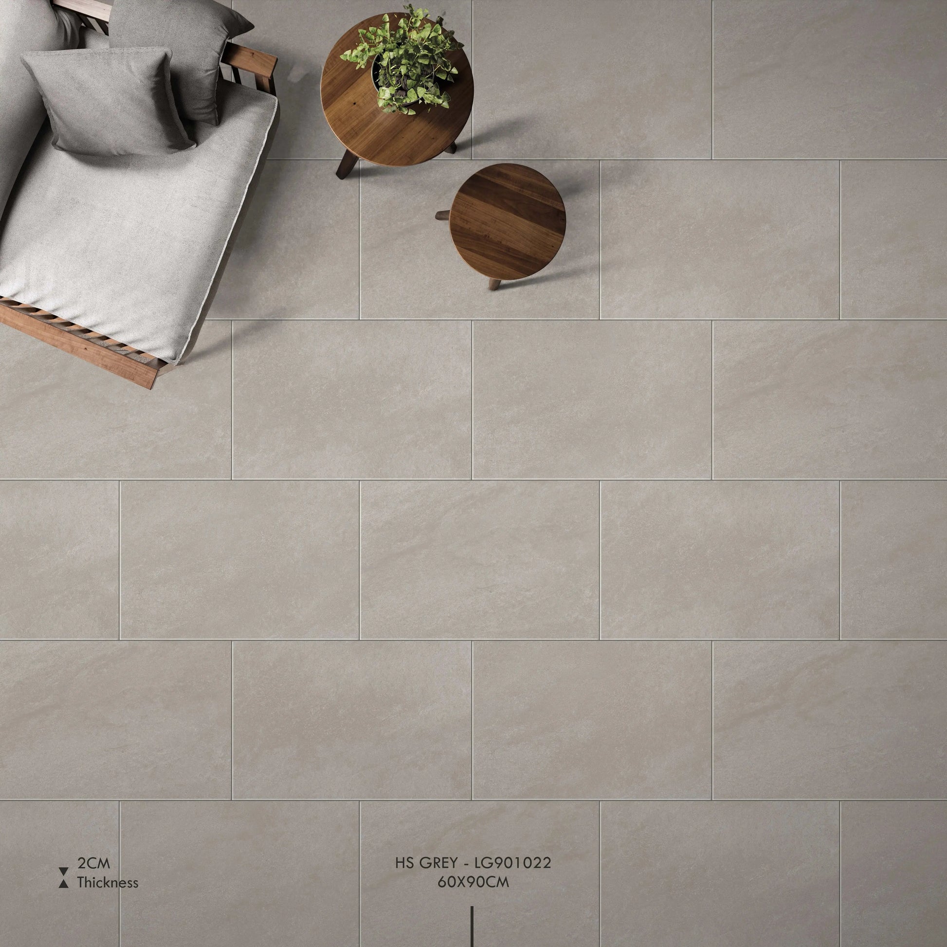 HG Grey 600x900x20 mm Outdoor Porcelain Tiles Paving slabs ONLY £25.99 sq.m Vivido Tiles Uk 