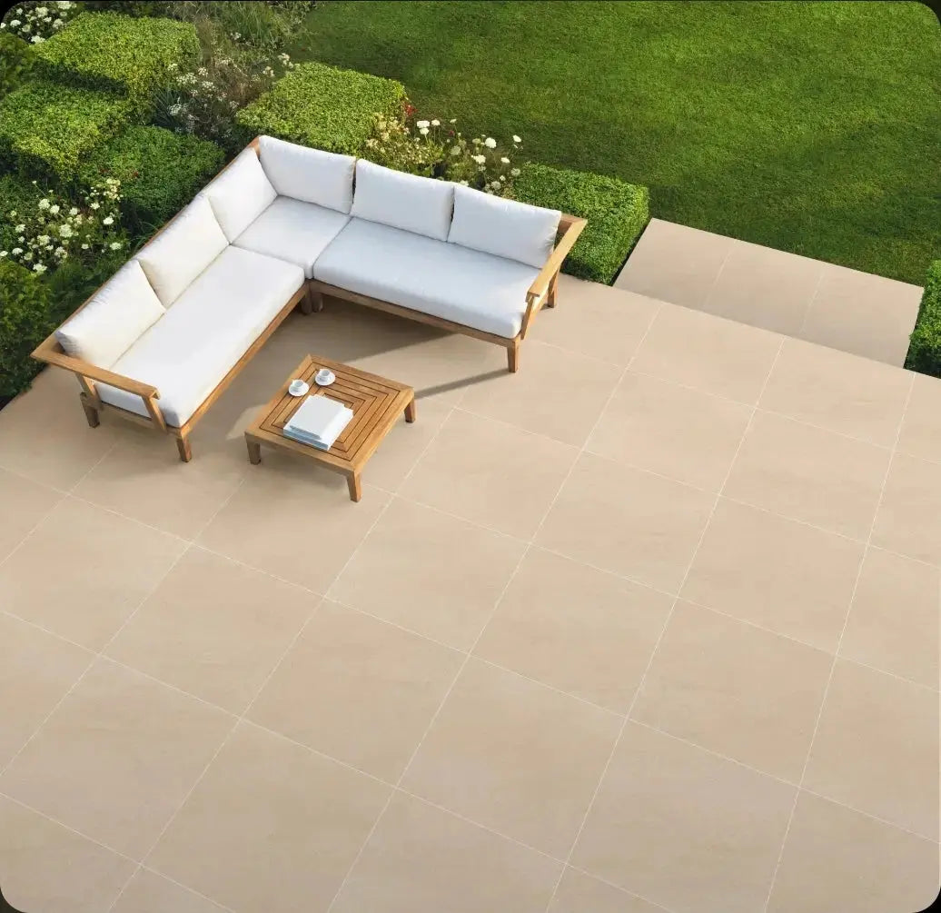 HS Beige 600x900x20 mm Outdoor Porcelain Tiles Paving slabs ONLY £25.99 sq.m Vivido Tiles Uk 