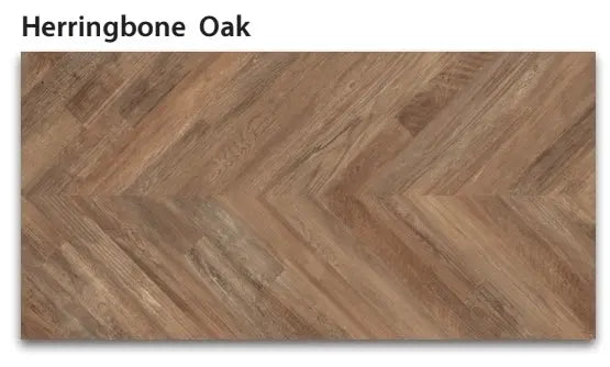 Herringbone Oak Wood Effect Tiles 60x120 cm - 9mm Matt Indoor Floor & Wall Tiles £34.99 99/m² TS