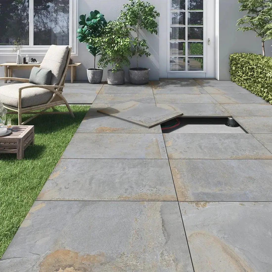 Hong Kong Azul 600x900x20mm Outdoor Porcelain Paving £34.00 sq.m Vivido tiles Harrogate 