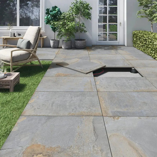 Hong Kong Azul 600x900x20mm Outdoor Porcelain Paving £34.00 sq.m Vivido tiles Harrogate 