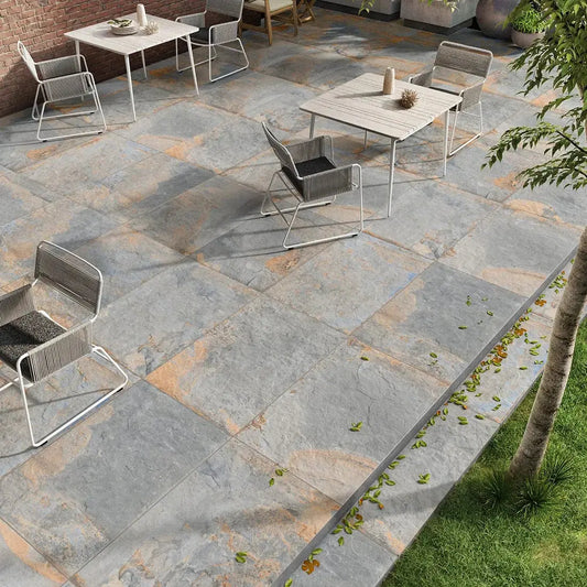 Hong Kong Gold 600x900x20mm Outdoor Porcelain Paving £34.00 sq.m Vivido Tiles Uk 