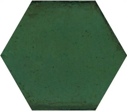 Hope Green Hexagon Gloss Ceramic Wall 150x173 mm - £49.99 sq.m Vero
