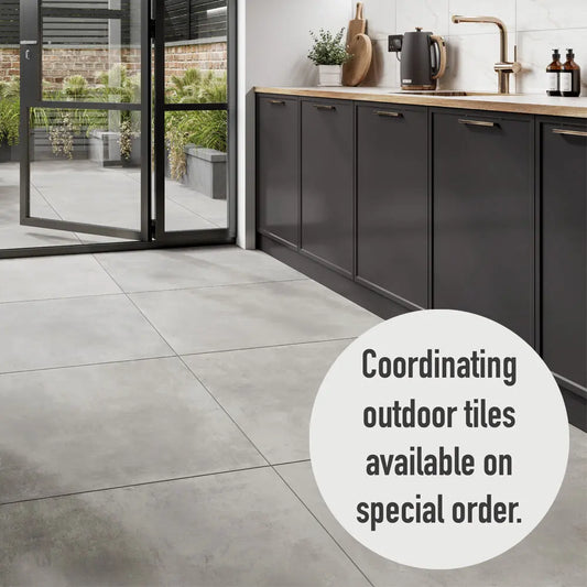 ITALIAN Loft Ash 80x80 cm Wall&Floor Porcelain Tiles £59.99 sq.m Vero