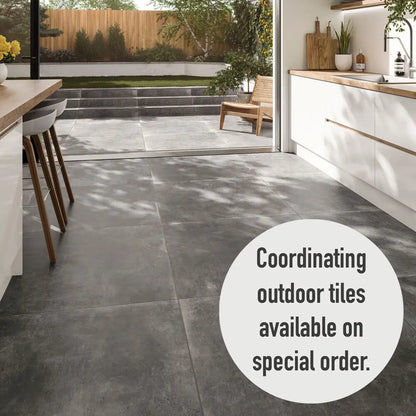 ITALIAN Loft Grey 80x80 cm Wall&Floor Porcelain Tiles £59.99 sq.m Vero