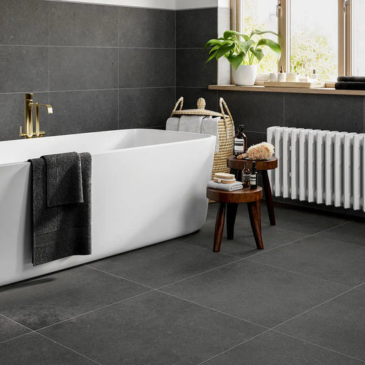 ITALIAN Siena Dark Grey 60x60 cm Wall&Floor Porcelain Tiles £49.99 sq.m Vero