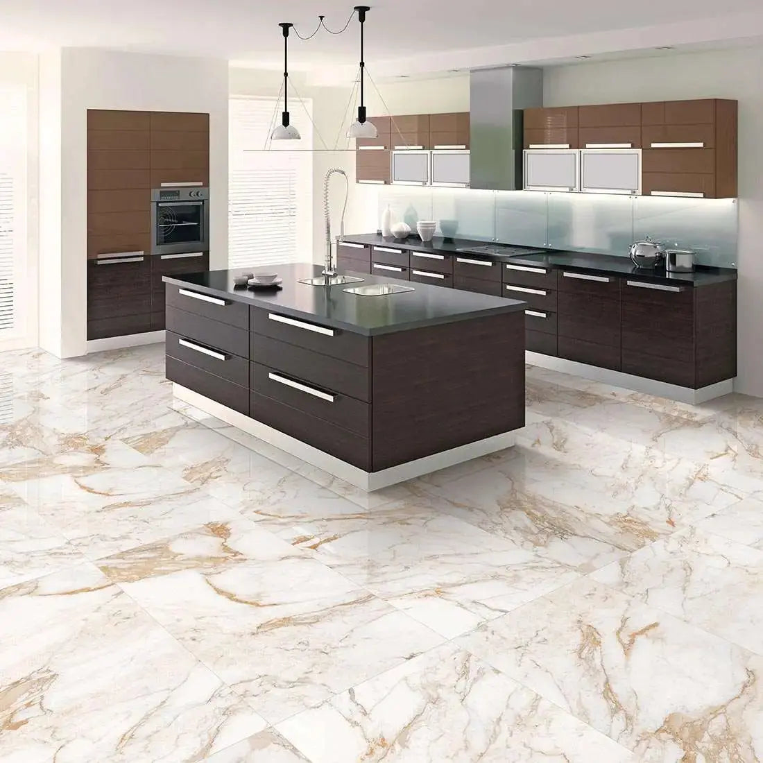 Icon Gold 30x60 cm White Polished Porcelain wall & floor Tile.Vivido Tiles Harrogate 