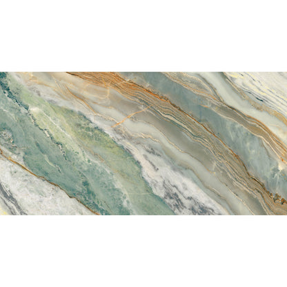 Jade Multi Polished Carving Porcelain Tiles 60x120 from £32.99 sq.m DS
