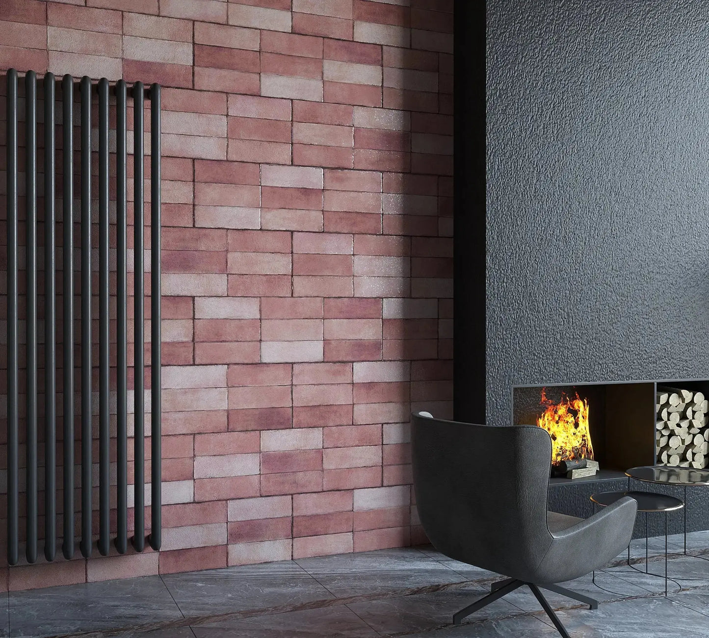 Juno Ruby polished Ceramic Wall Tiles 30x90 cm from £29.99 sq.m vivido-tiles-uk