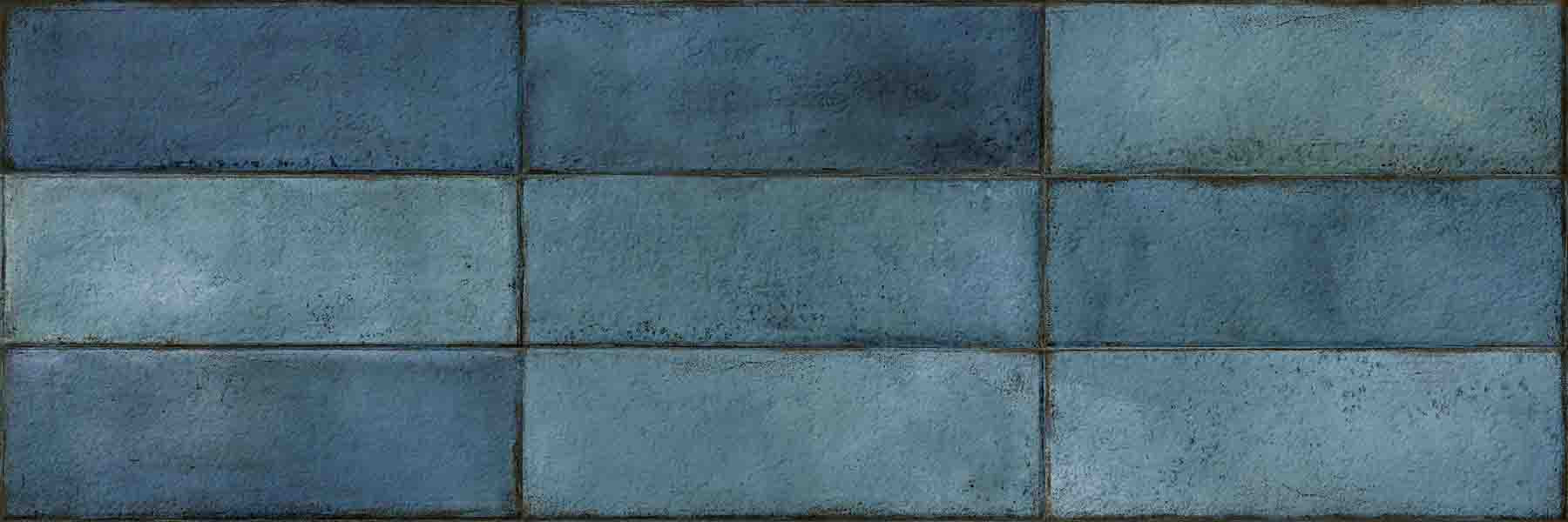 Juno Sapphire polished Ceramic Wall Tiles 30x90 cm from £29.99 sq.m Bien