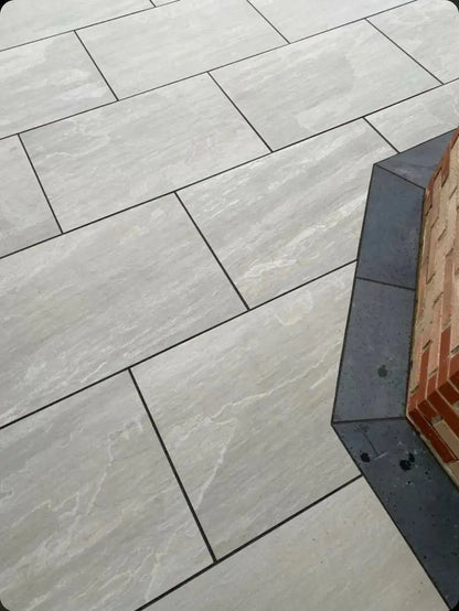 Kandla Grey 600x900x20 mm Outdoor Porcelain Tiles Paving slabs ONLY £24.99 sq.m Vivido tiles Harrogate 