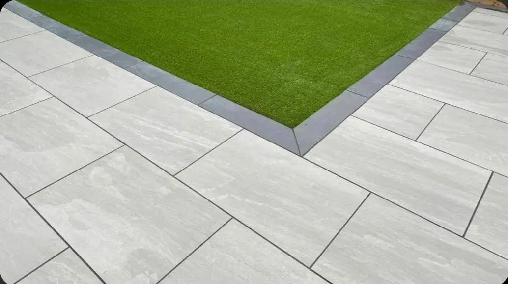 Kandla Grey 600x900x20 mm Outdoor Porcelain Tiles Paving slabs ONLY £24.99 sq.m Vivido tiles Yorkshire 