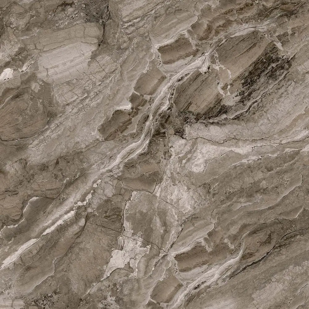 Kona 100x100 cm marble effect polished porcelain tiles from £54.99 per sq.m Vero