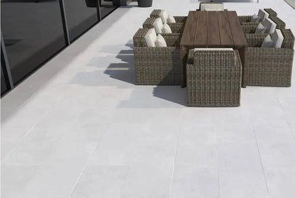 Living off white 600x1200x20 Anti-slip Outdoor Porcelain Paving Tiles Vivido Tiles uk 