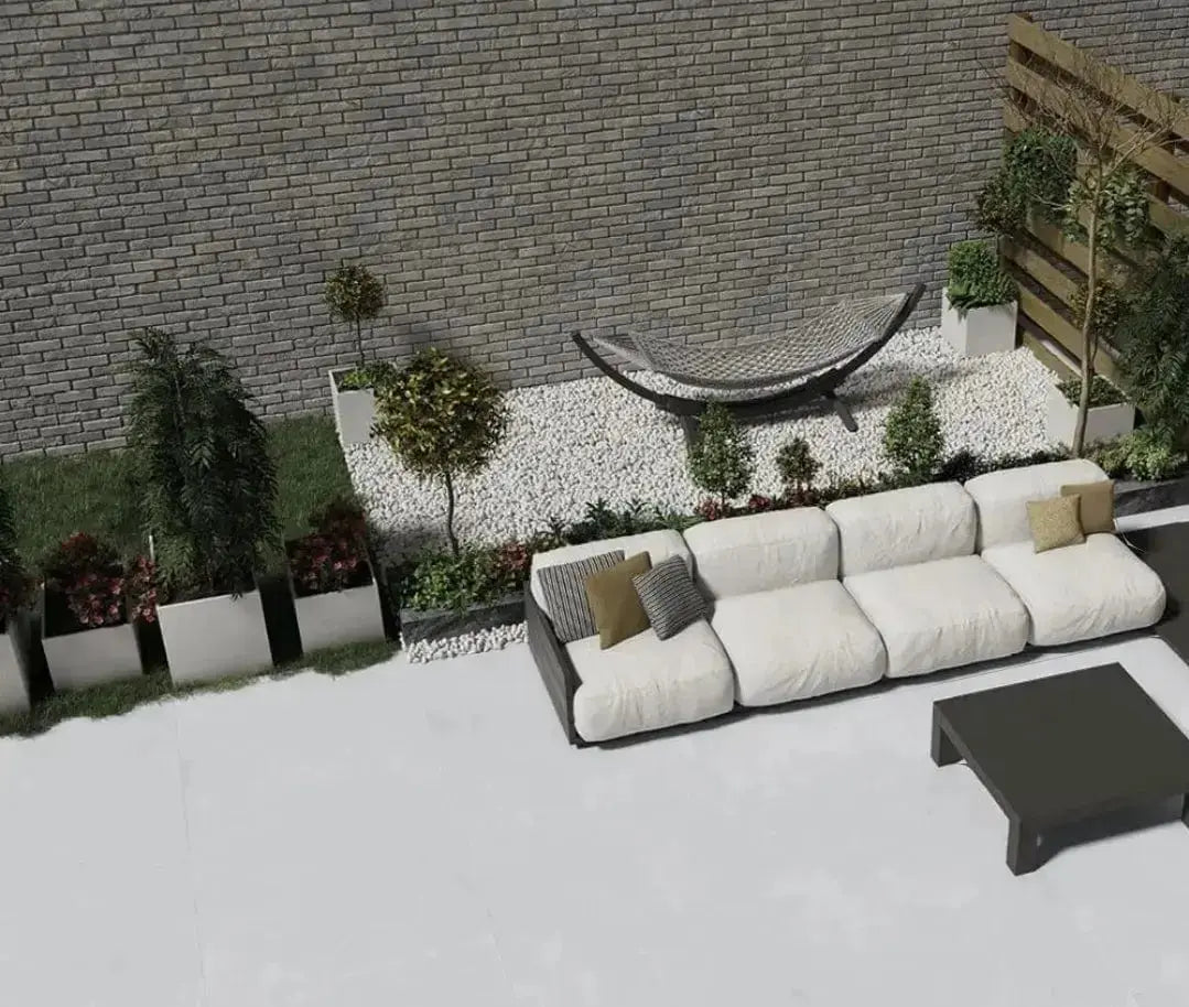 Living Off White 600x1200x20mm Outdoor Porcelain Paving from £38.10 sq.m Vivido Tiles Harrogate 