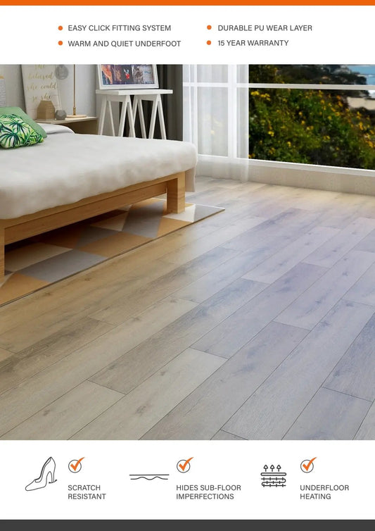 NATURAL OAK ESTILO HARDCORE SPC Flooring | Herringbone from £19.99 sq.m Likewise