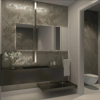 Nex metalic Anthracite 60x120 cm Porcelain wall and floor tiles from £34.99 sq.m