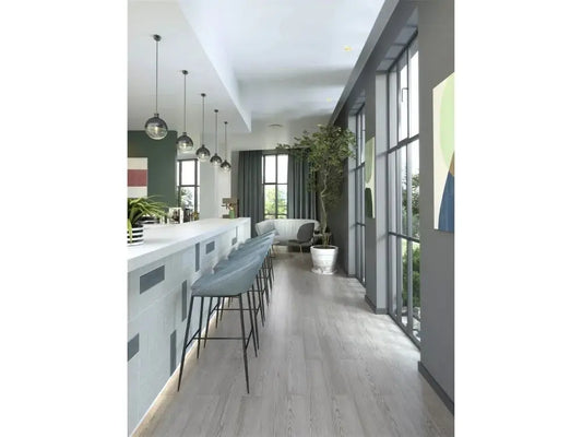 Nora Grey 15x60 cm Matt Porcelain wood effect tiles