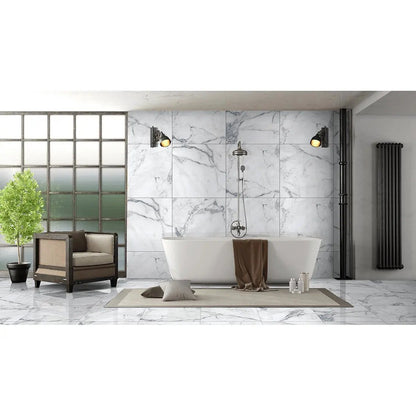 Novada blue Matt carving 60x60 cm Porcelain Tiles from £27.99 sq.m DS