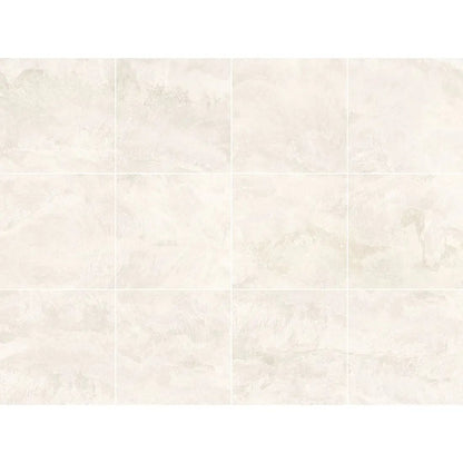 Ocean Blanco Concrete effect polished 60x60 cm Porcelain Tiles from £26.99 sq.m DS