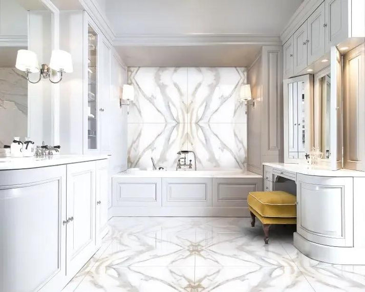 feature wall tiles One set ( 6 Tiles ) bookmatch 60 x 120 cm 7mm ...
