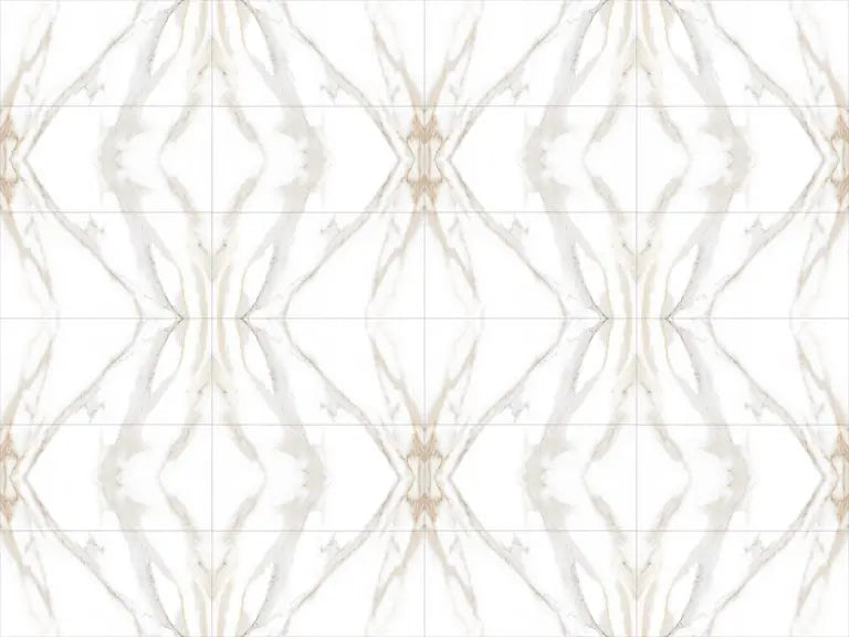 One set ( 9 Tiles ) bookmatch 60 x 120 cm 7mm Full Polished Porcelain feature wall Tiles - Vivido Tiles
