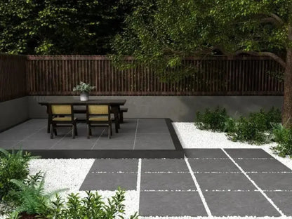 Outdoor Porcelain Tile Ark Anthracite 600x600x20mm Bien
