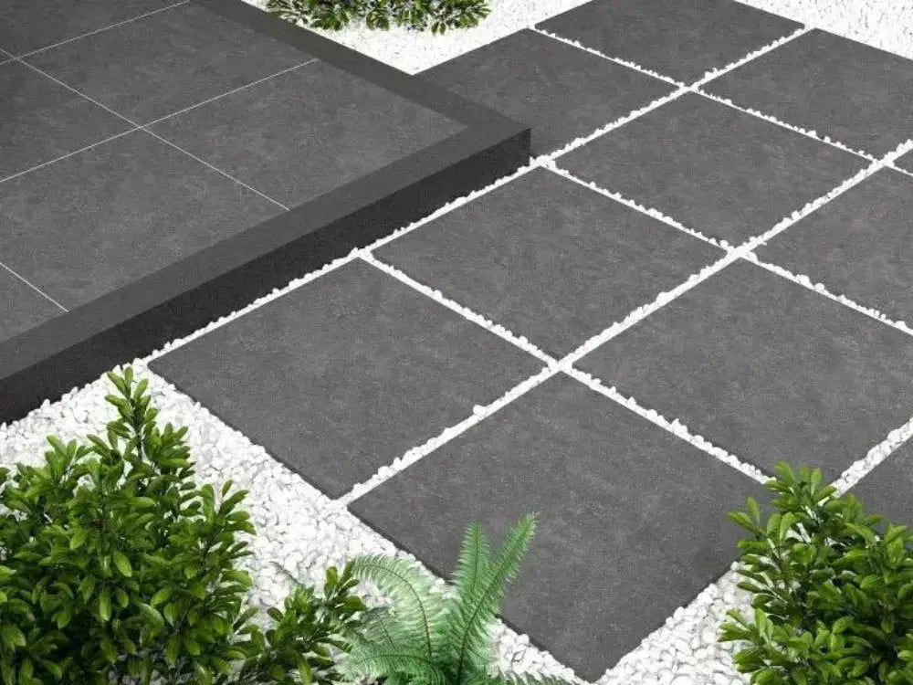 Outdoor Porcelain Tile Ark Anthracite 600x600x20mm Bien