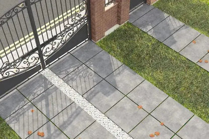 Outdoor Porcelain Tile Ark Silver 600x600x20mm Bien