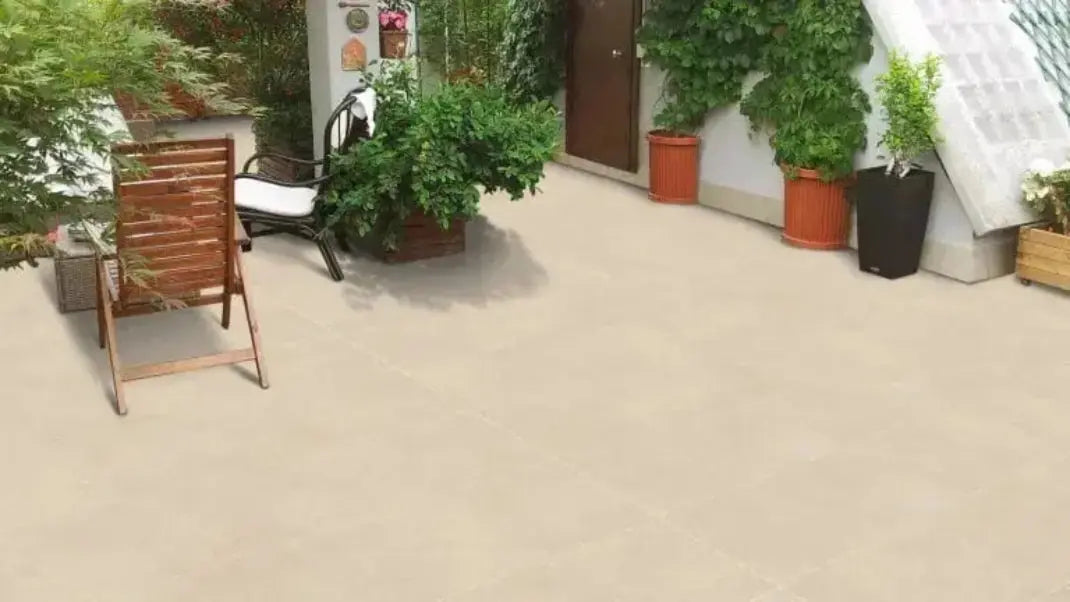 Outdoor Porcelain Tile Ark ivory 600x600x20mm Bien