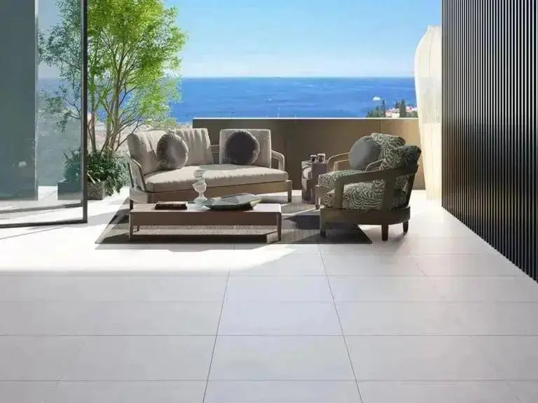 Outdoor Porcelain Tile Luna Off White 600x600x20mm Bien
