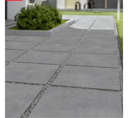 Driveway Outdoor Porcelain Tiles Stone Grey 600x600x30 mm concrete effect
