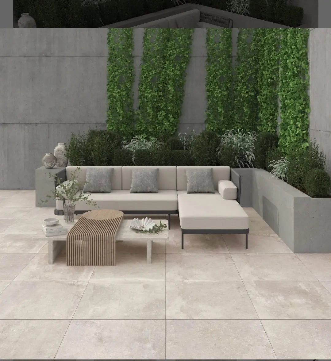 Outdoor Porcelain Tile Stonemix Gold 800x800x20mm Bien