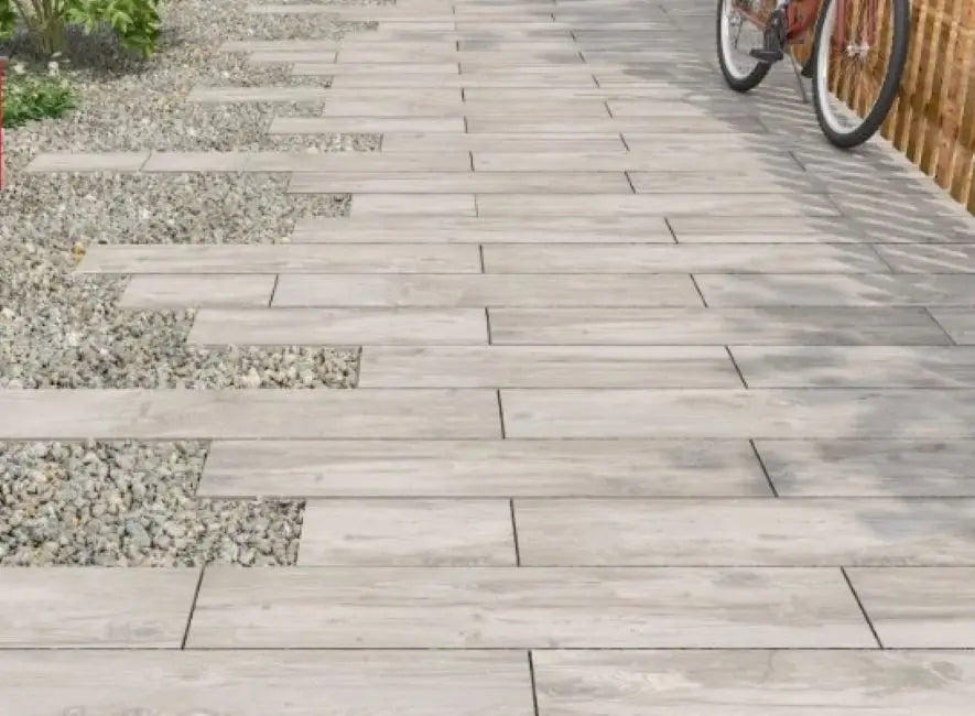 Outdoor Porcelain Tile wood effect Islay Maple 300x1200x20mm Bien
