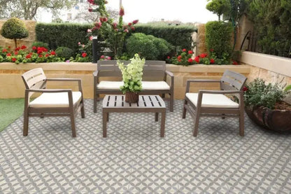 PALLET of 600x600x20 mm Ark Fiore Decor Anti Slip R11  Porcelain Tile.£37.99 sq.m vivido-tiles-uk 