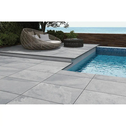 Brazil Slate Grey 60x90x2 cm Outdoor Porcelain Paving £33.30 sq.m Vivido Tiles Uk 