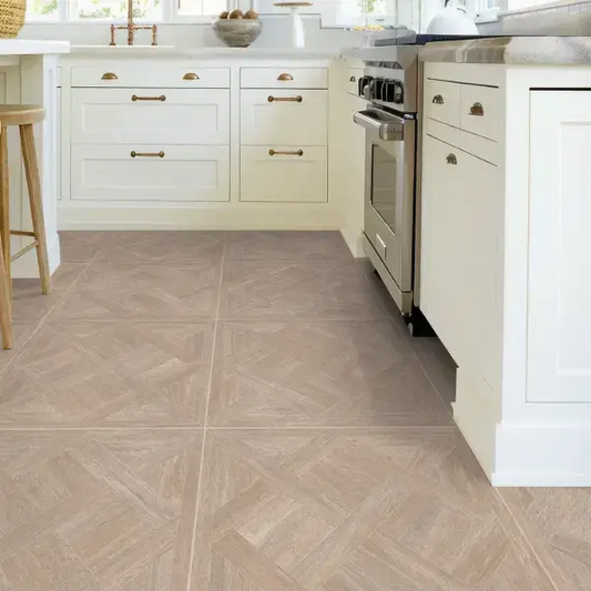 Par Crema WOOD EFFECT Porcelain Tiles 60x60 cm £26.99 s.q.m -Vivido-tiles-uk