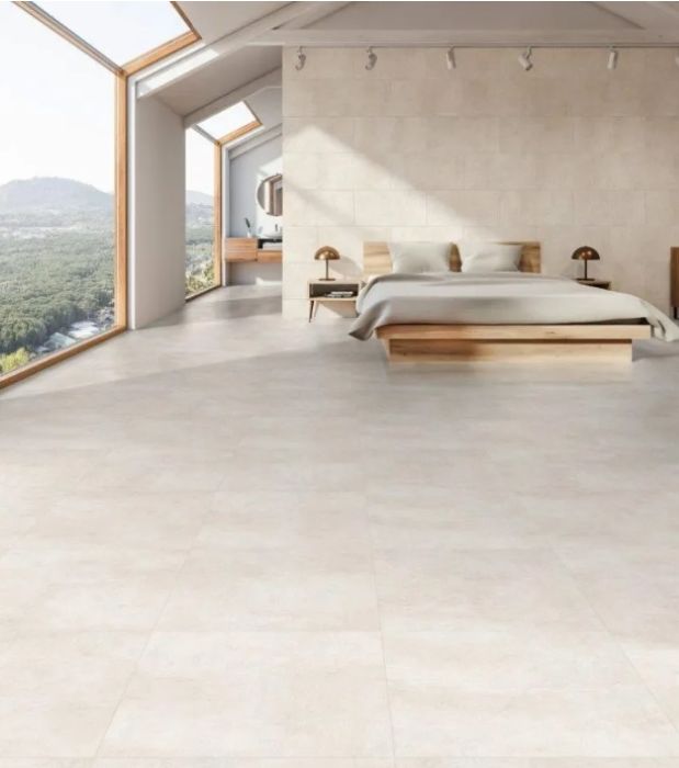 Porcelain Tiles  Ark ivory matt 60x60 cm concrete effect Bien