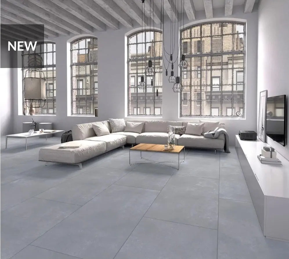 Porcelain tiles Luna cool grey 60x120X0.7 cm Matt wall & floor TS