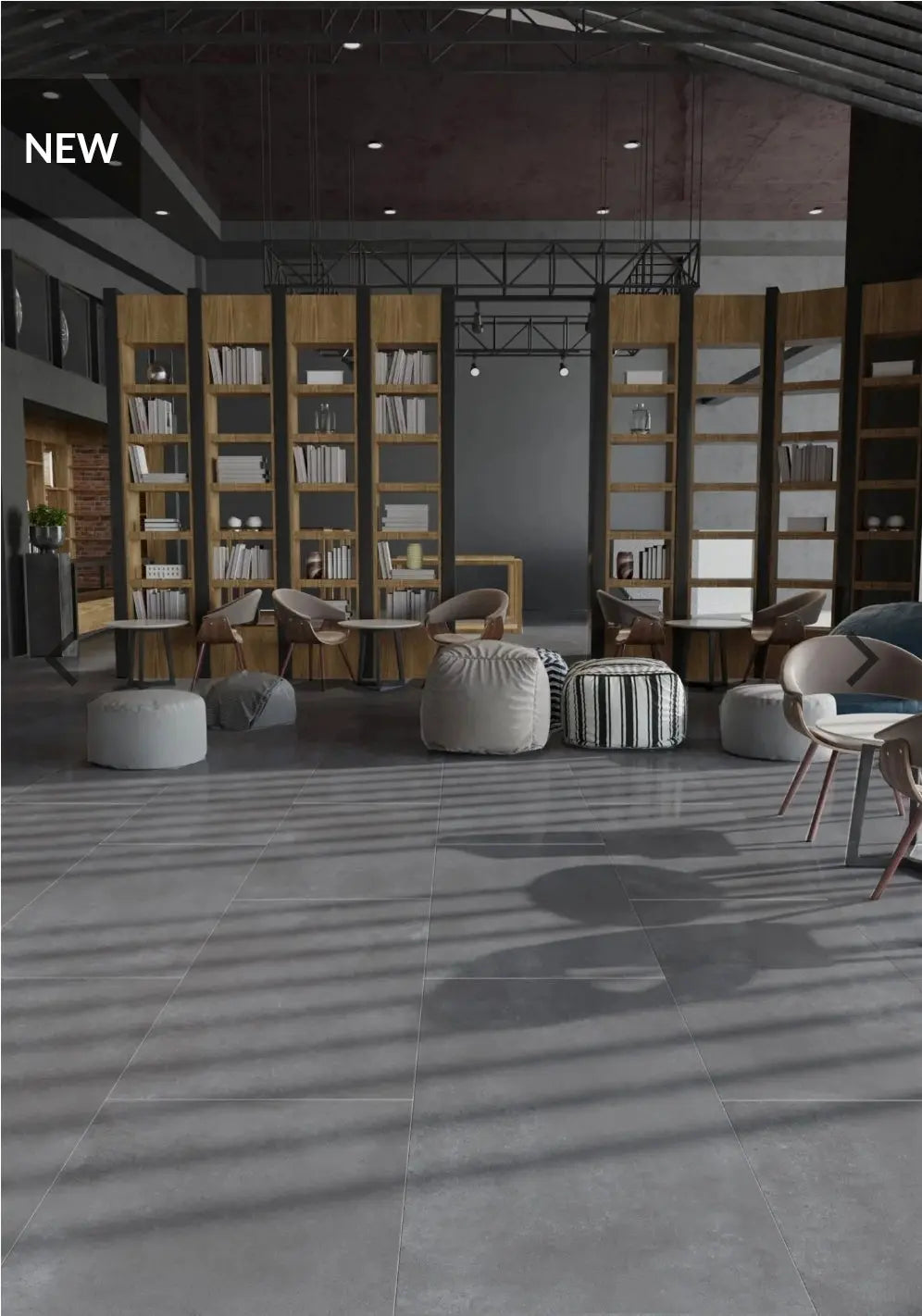 Porcelain tiles Luna cool grey 60x120X0.7 cm Matt wall & floor TS