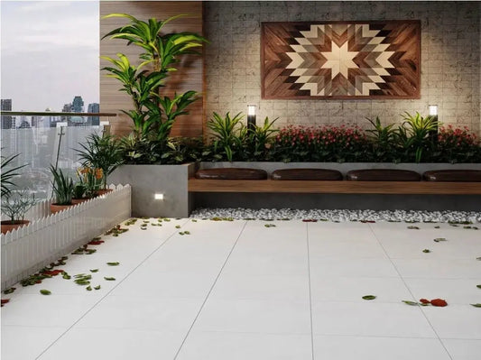 Porcelain tiles Luna off white  60x60x0.7 cm thin wall and floor Bien