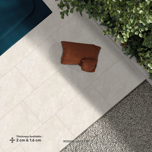 Quartz White 600x900x20 mm Outdoor Porcelain Tiles Paving slabs ONLY £27.99 sq.m PAV