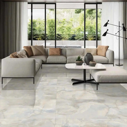 R ONYX SKY 60x60 cm Polished Porcelain wall&floor Tile from £19.99 sq.m Vivido Tiles Uk 
