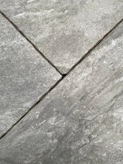 Rasa Grey Mix-Size Outdoor Tumbled Porcelain Patio Pack £29.50 sq.m TS